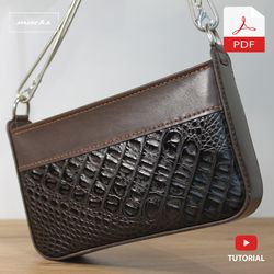 pattern: leather women's bag crossbody