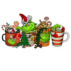 grinch christmas coffee png, christmas coffee png, coffee png, coffee xmas png, christmas logo png, instandownload