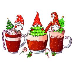 gnome christmas coffee png, christmas coffee png, coffee png, coffee xmas png, christmas logo png, instandownload