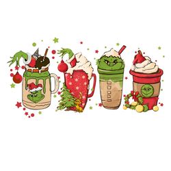 grinch face christmas coffee png, christmas coffee png, coffee png, coffee cups, christmas logo png, instandownload