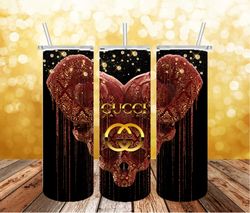 tumbler gucci logo png, design tumbler, 20oz skinny tumbler png, tumbler wrap, fashion brand png, instant download-8