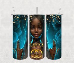 girl gucci tumbler 20oz skinny png, gucci tumbler png, fashion 20oz skinny tumbler, fashion brand png, instant download