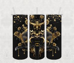 tumbler gucci logo png, design tumbler, 20oz skinny tumbler png, tumbler wrap, fashion brand png, instant download