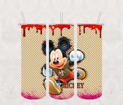 mickey gucci tumbler 20oz skinny png, gucci tumbler png, fashion 20oz skinny tumbler, fashion brand png, instant downloa