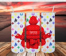 tumbler supreme logo png, design tumbler, 20oz skinny tumbler png, tumbler wrap, instant download-1