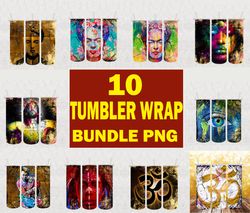 10 tumbler bundle design png, tumbler wrap, sublimation designs downloads, instant download-2