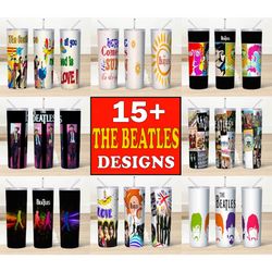 18 designs the beatles 20oz tumbler wrap, full tumbler wrap, the beatles tumbler sublimations, digital download