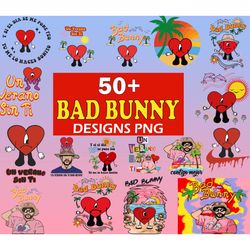 50 bad bunny bundle png, bad bunny png, bad bunny bundle, bad bunny rapper, bad bunny png, digital download