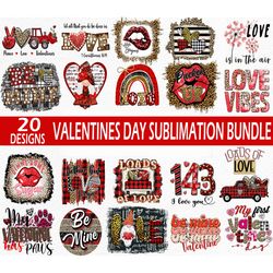 20 designs valentine day bundle, valentine day png, valentine day sublimation, valentine png, digital download