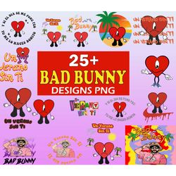 25 bad bunny bundle png, bad bunny png, bad bunny bundle, bad bunny rapper, bad bad bunny png, digital download