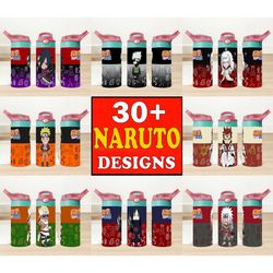 30 naruto tumbler png, skinny tumbler png, full tumbler wrap, naruto tumbler png, cartoon png, digital download