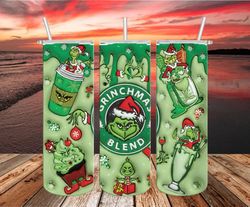 grinch christmas tumbler png, 3d grinch tumbler png, grinch tumbler png, design 20oz tumbler png, instant download