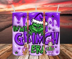 grinch christmas tumbler png, 3d grinch tumbler png, grinch tumbler png, design 20oz tumbler png, instant download-7