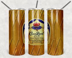 crown royal bottle tumbler png, drink tumbler design, straight design 20oz/ 30oz skinny tumbler, png file download(2)
