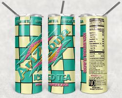 arizona iced tea lemon tumbler png, drink tumbler design, straight design 20oz/ 30oz skinny tumbler, png file download