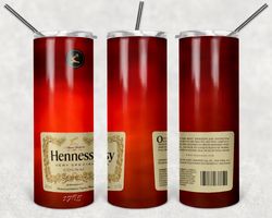 hennessy bottle tumbler png, drink tumbler design, straight design 20oz/ 30oz skinny tumbler, png file download