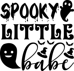 spooky little babe png, halloween png, hocus pocus png, happy halloween png, pumpkins png, ghost png, png file