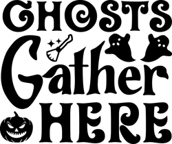 ghosts gaher here png, halloween png, hocus pocus png, happy halloween png, pumpkins png, ghost png, png file