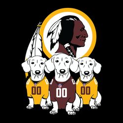 dachshund dog fan washington redskins nfl svg, football team svg, nfl team svg, sport svg, digital download