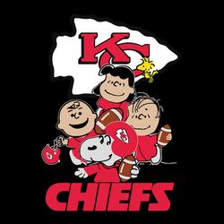 snoopy the peanuts kansas city chiefs nfl svg, football team svg, nfl team svg, sport svg, digital download