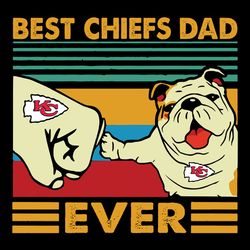 dad ever and dog fan kansas city chiefs nfl svg, football team svg, nfl team svg, sport svg, digital download