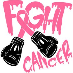 fight cancer svg, breast cancer svg, cancer svg, breast cancer awareness svg, breast cancer shirt, cut file-1
