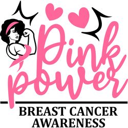 pink power svg, breast cancer svg, cancer svg, breast cancer awareness svg, breast cancer shirt, cut file