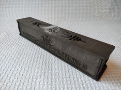 wooden norse style incense stick burner box laser cut home decor 3