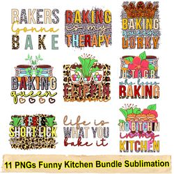 Funny kitchen bundle png, kitchen png, funny kitchen, baking png, instantdownload