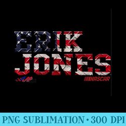 nascar - erik jones - americana premium - png prints