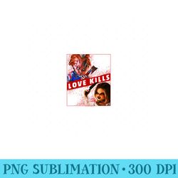 childs play chucky and tiffany love kills - png design downloads