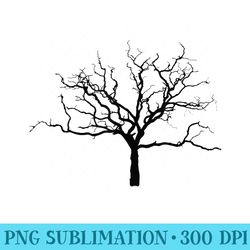 bare dead tree t silhouette outline for autumn fall - png design downloads