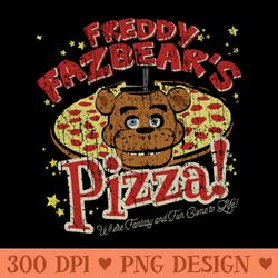 freddy fazbears pizza - unique sublimation patterns