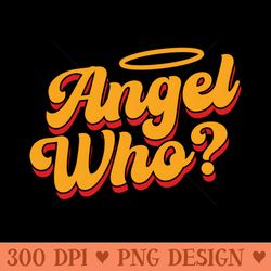 angel who v2 - unique png artwork