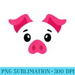 halloween pig men girls funny pink - sublimation templates png