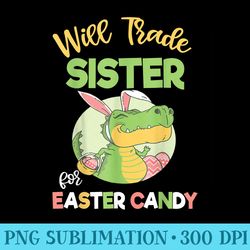 will trade sister for easter candy dinosaur toddler - png image download