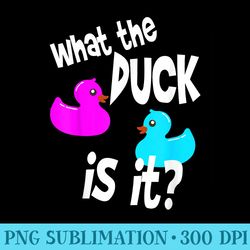 what the duck is it funny gender reveal - png design files