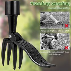 stand up standing weed puller tool