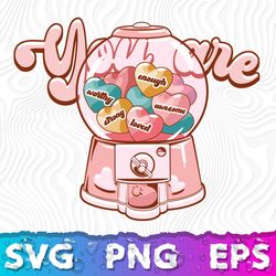 valentines day svg, gumball machine valentine box, valentine