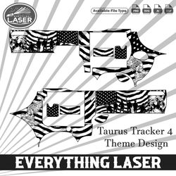 tauras tracker 4 theme design ,logo, seal, custom, ai, vector, svg, dxf, png, digital, lasercut, lasermachine