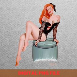 pinup cultural impact png, pinup png, pinup girls digital png files