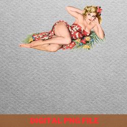 pinup signature makeup png, pinup png, pinup girls digital png files