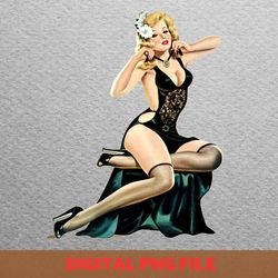 pinup diy crafting png, pinup png, pinup girls digital png files