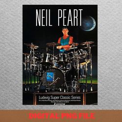 neil peart band png, neil png, rush band digital