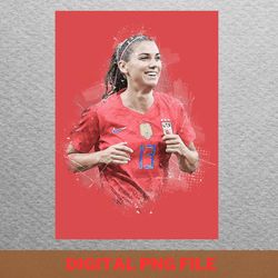 alex morgan childhood dreams png, alex morgan png, womens soccer digital png files