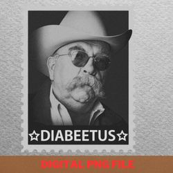 diabeetus cure gear png, diabeetus png, wilford brimley digital png files