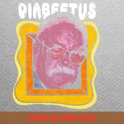diabeetus journey prints png, diabeetus png, wilford brimley digital png files