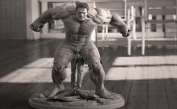 3d hulk diorama stl file for professional user