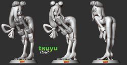 3d tsuyu asui 3d print model