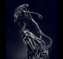 alien xenomorph statue – stl – 3d print files